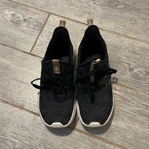 Adidas black cloud foam running shoes